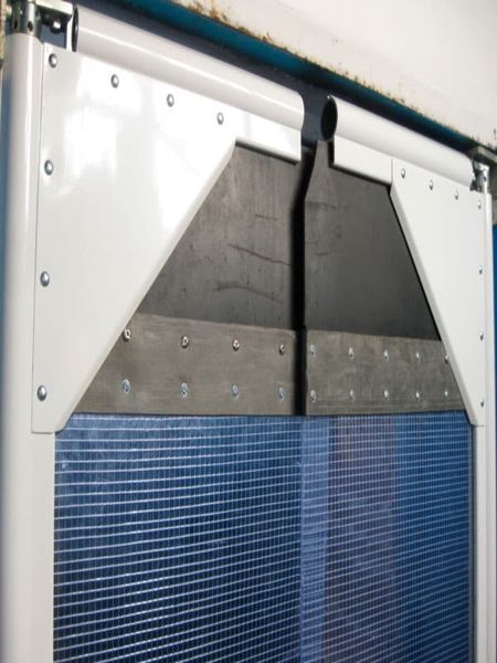 Двері маятникові гнучкі з ПВХ плівки двостулкові розмір 2200x1300мм  swingdoor-06 фото